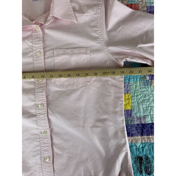 L.L.Bean Woman’s Size S Reg Pink Button Up Long Sleeve Casual Dress Shirt - Picture 6 of 7